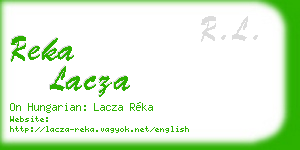 reka lacza business card
